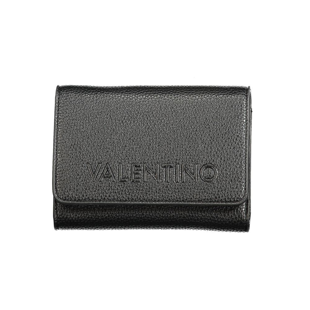 Black Polyurethane Women's Wallet