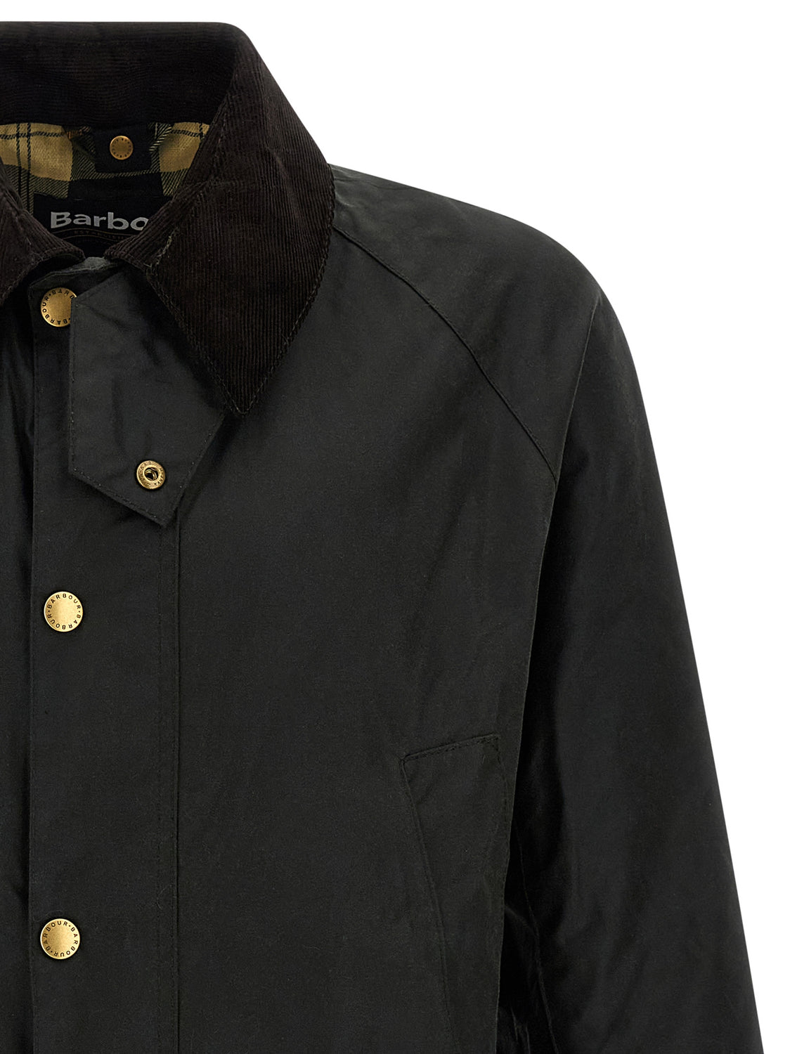 Bicolor Cotton Shell Jacket