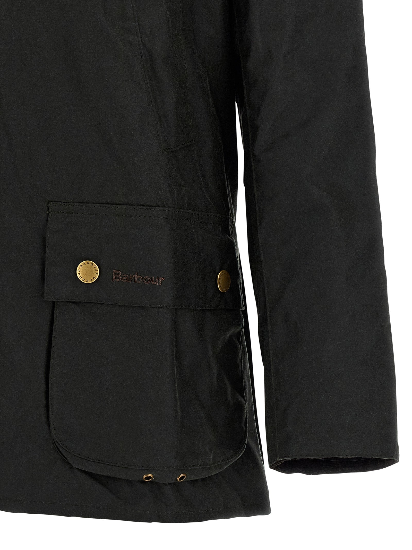 Bicolor Cotton Shell Jacket