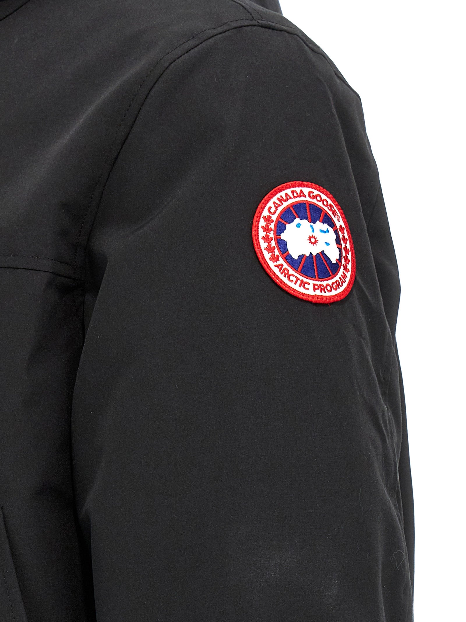 Black Polyester Parka