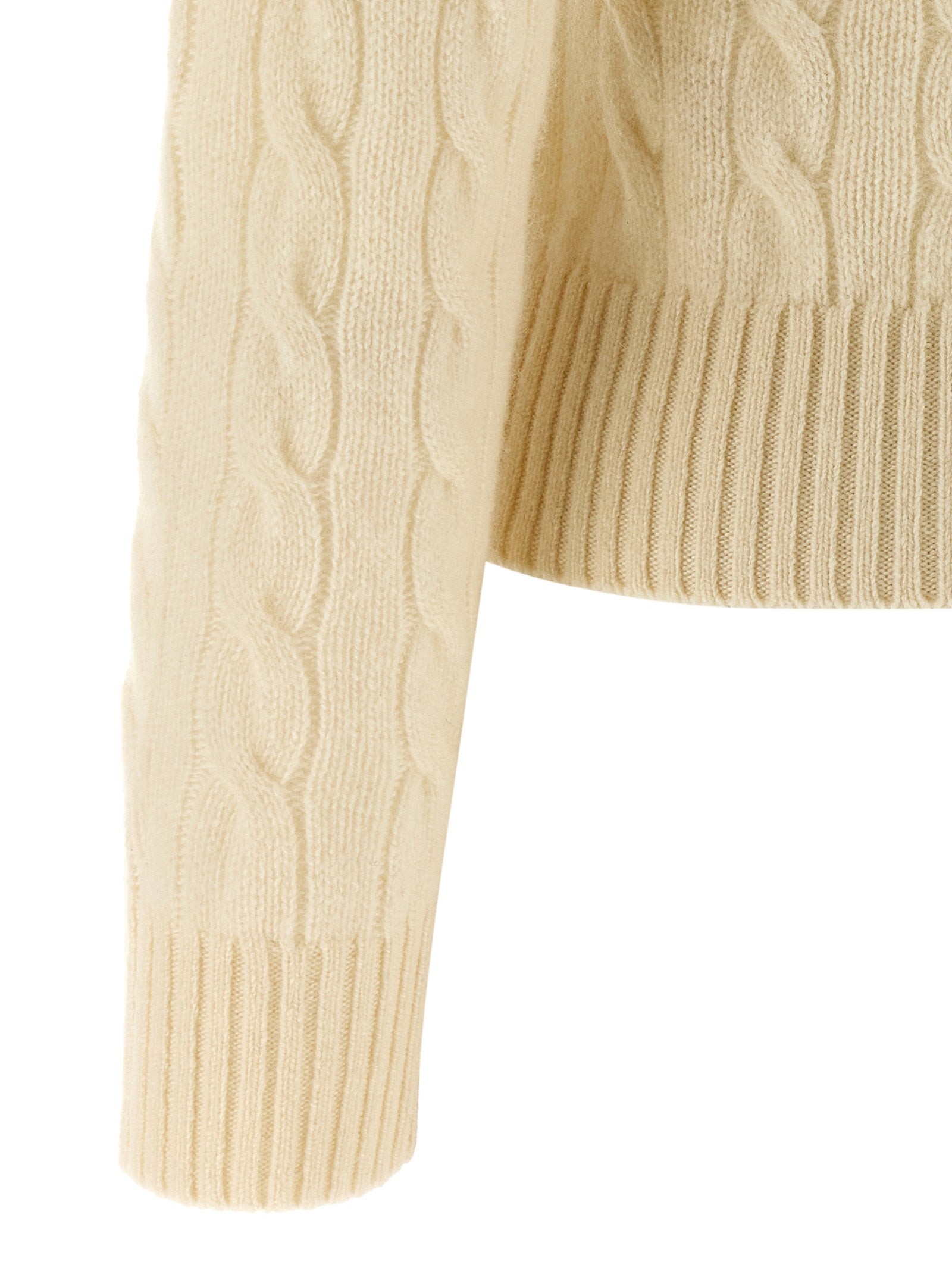 White Wool Polo Shirt