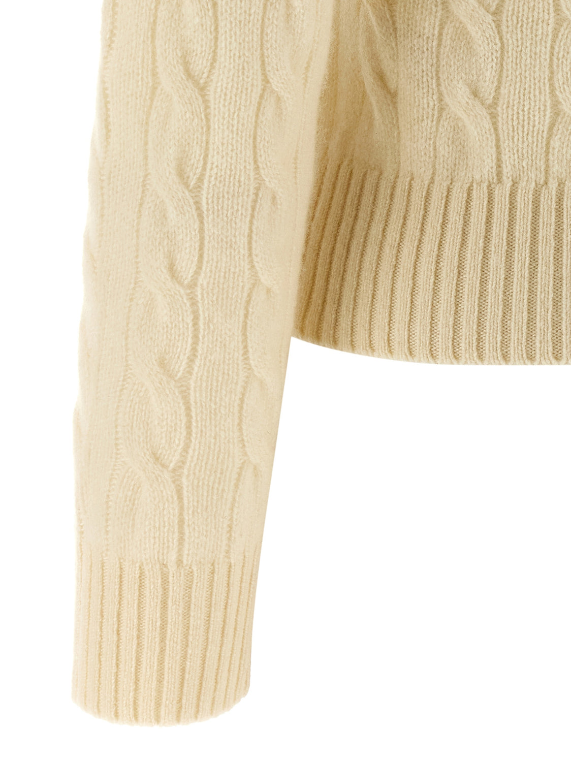 White Wool Polo Shirt