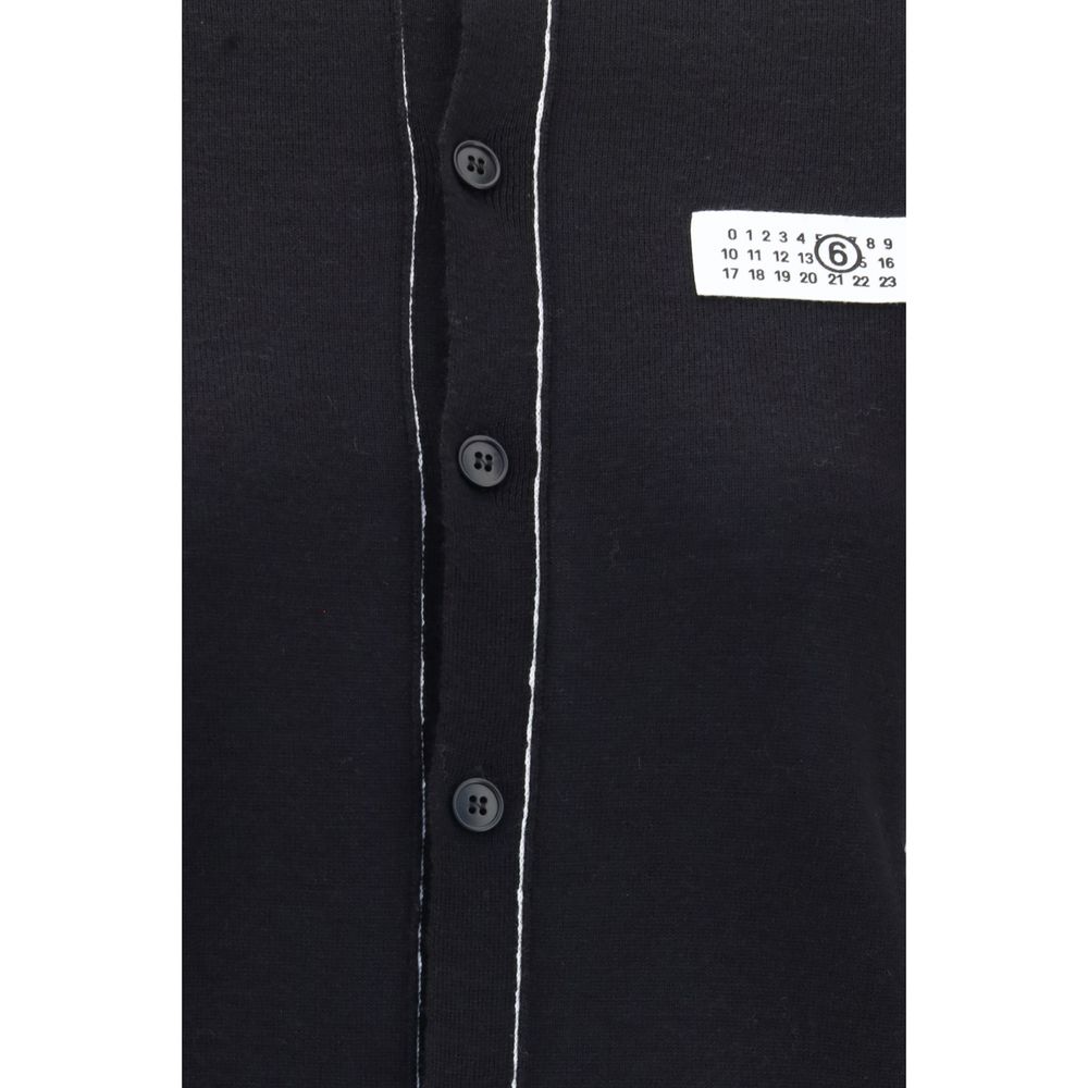 Black Wool Oves Aries Cardigan