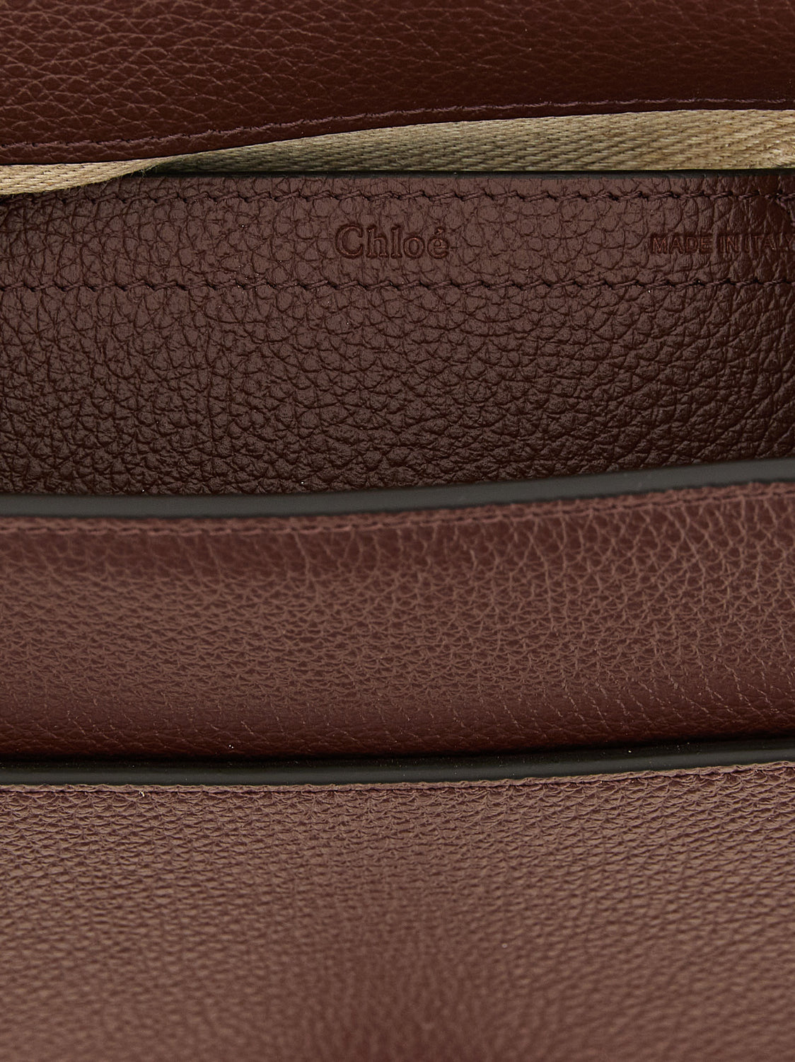 Brown Calfskin Crossbody Bag