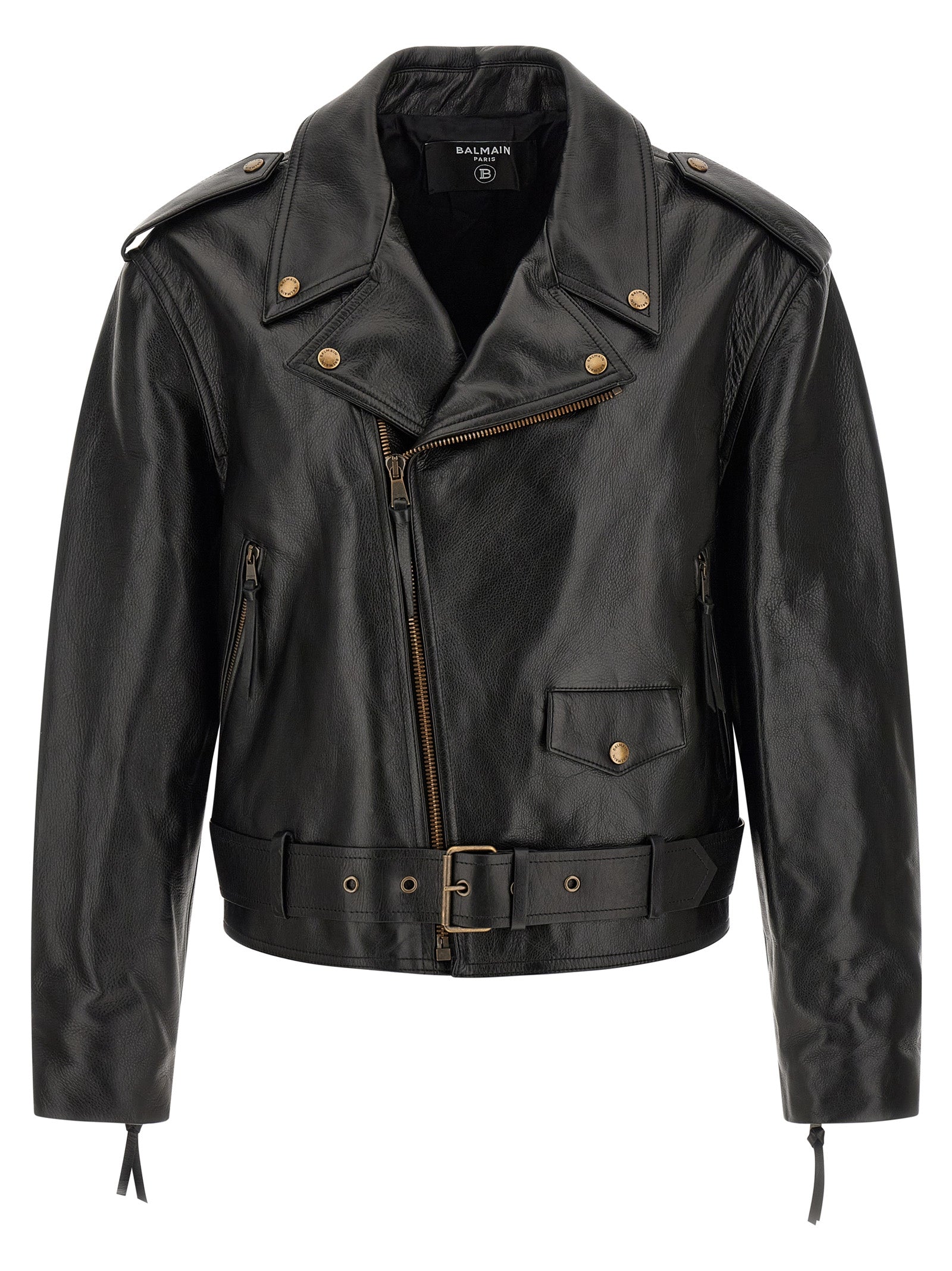 Black Calfskin Leather Jacket