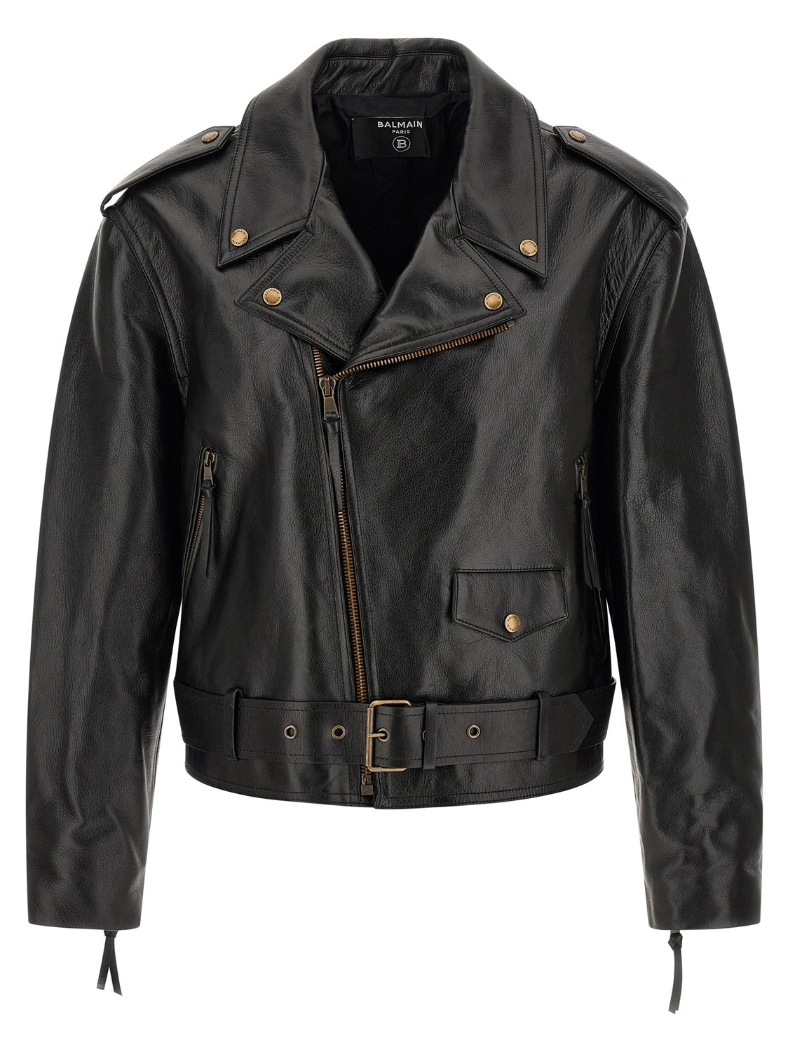 Black Calfskin Leather Jacket