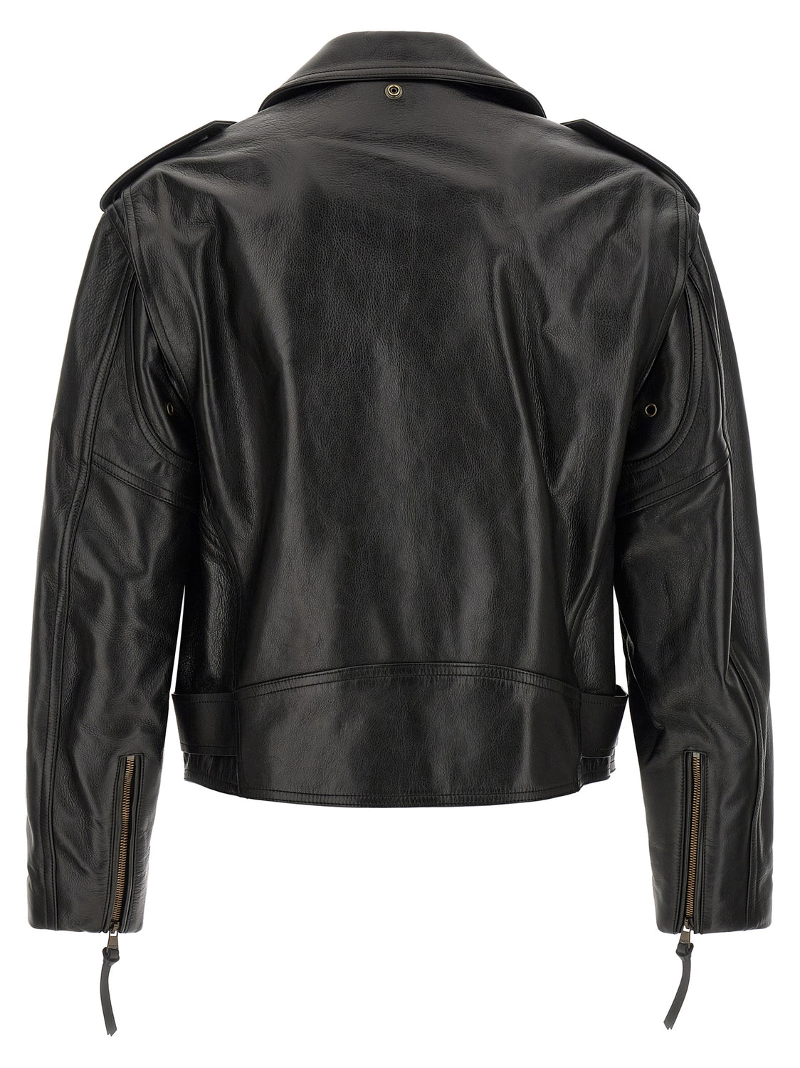 Black Calfskin Leather Jacket