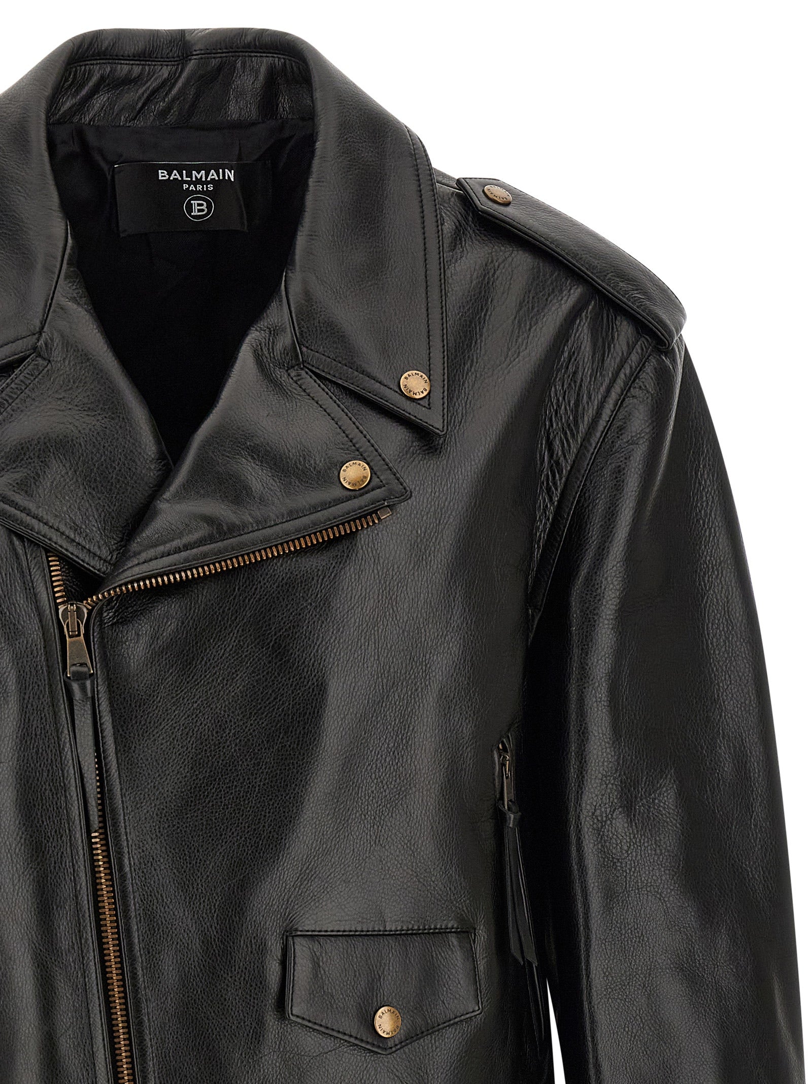 Black Calfskin Leather Jacket