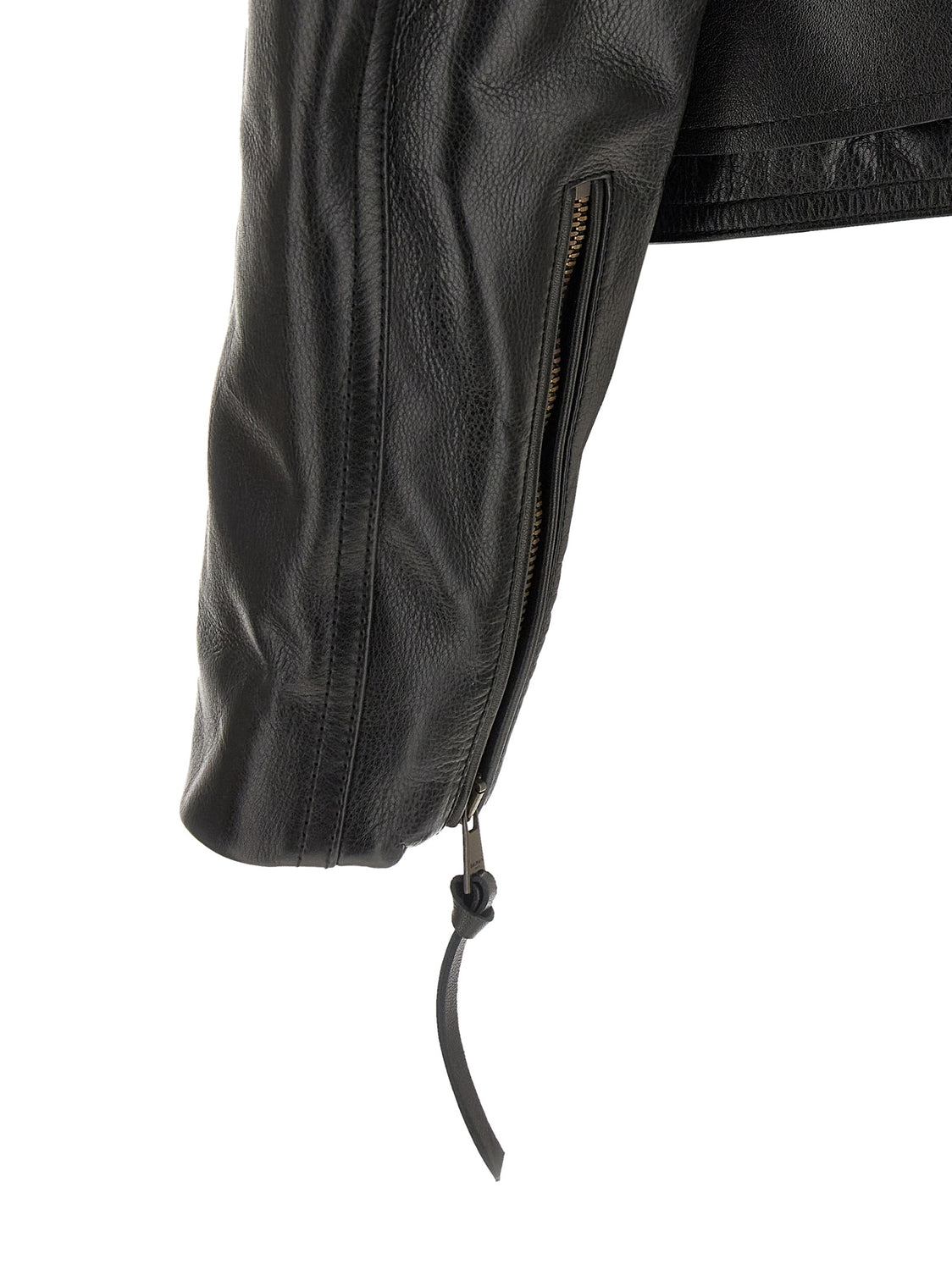 Black Calfskin Leather Jacket