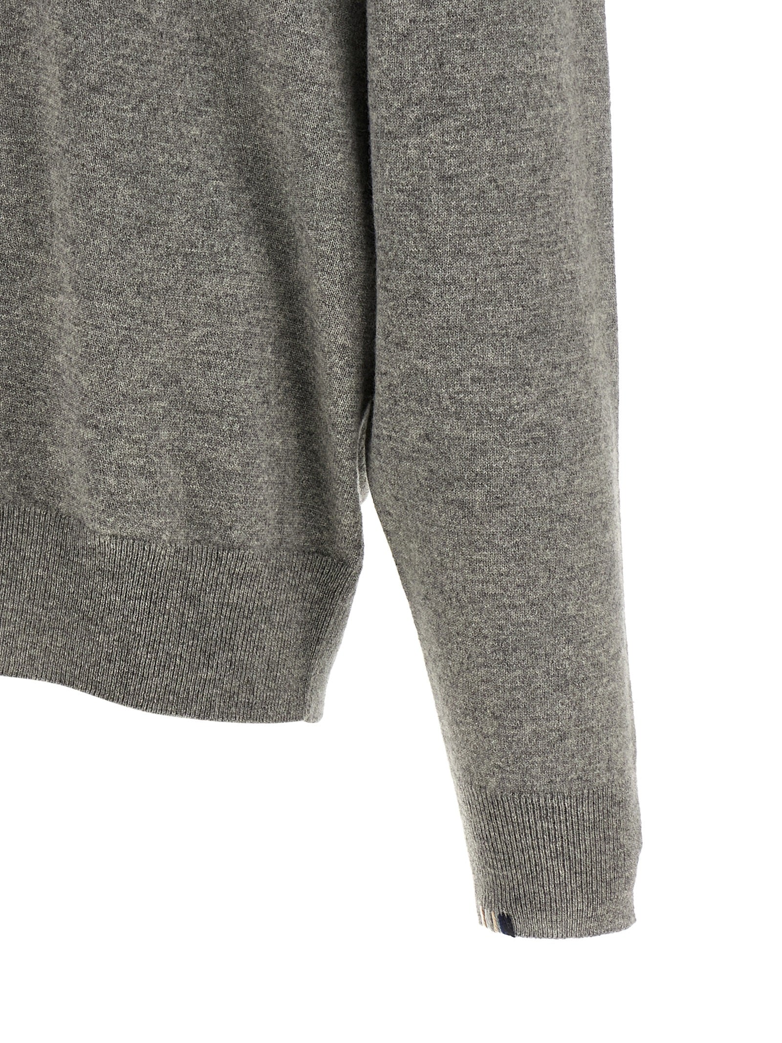 Gray Cashmere Cardigan