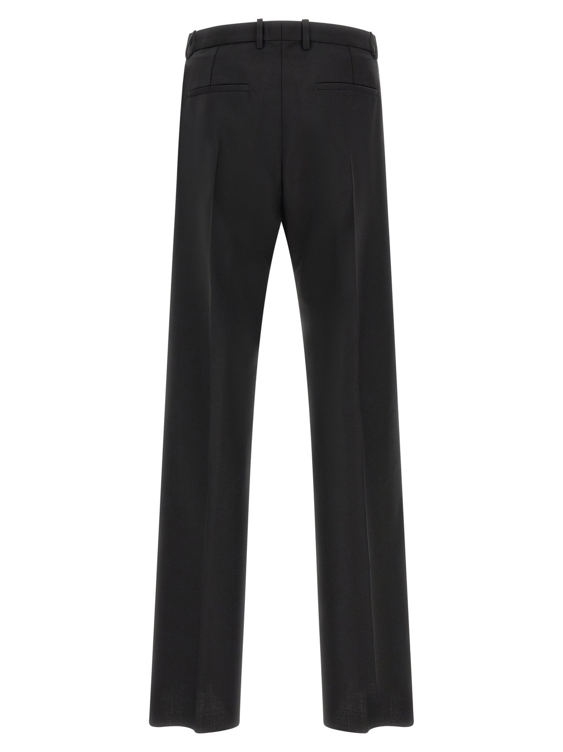 Black Virgin Wool Dress Pants