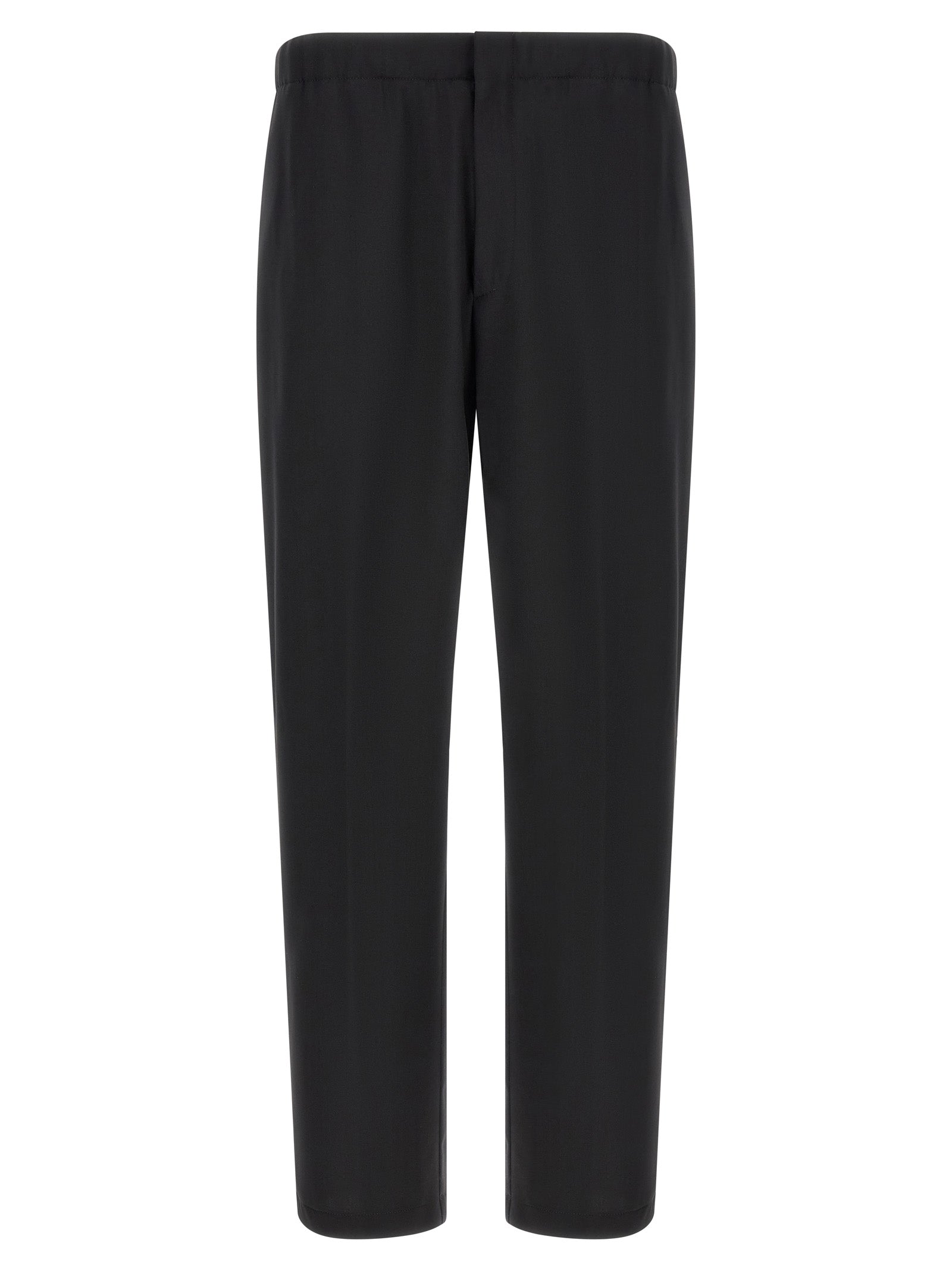 Black Virgin Wool Dress Pants