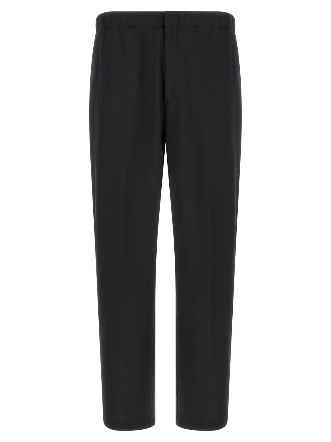 Black Virgin Wool Dress Pants