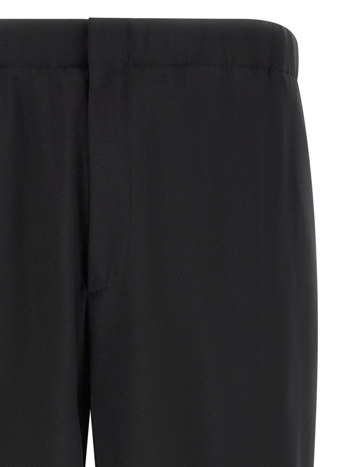 Black Virgin Wool Dress Pants