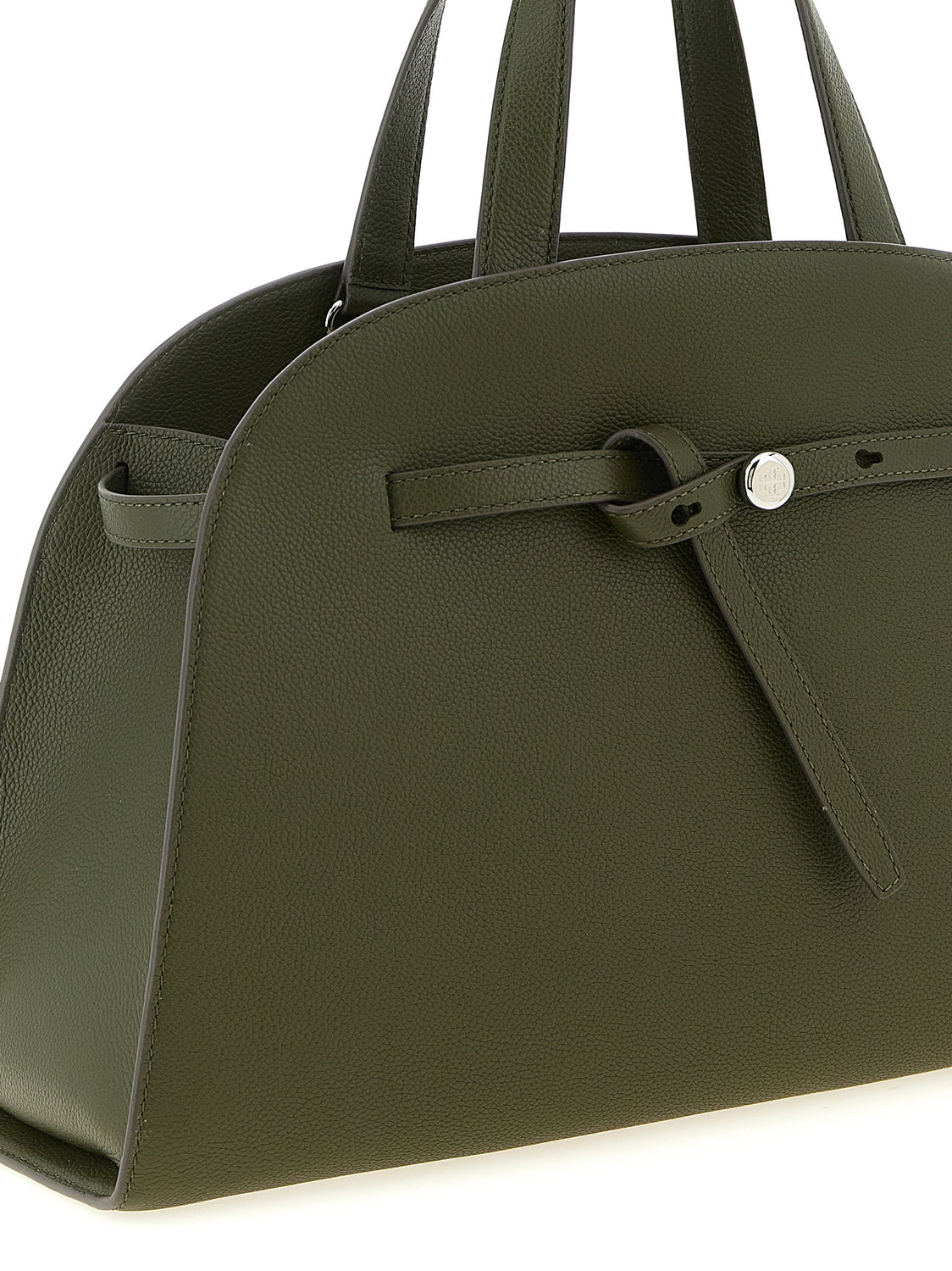 Bicolor Cowhide Handbag