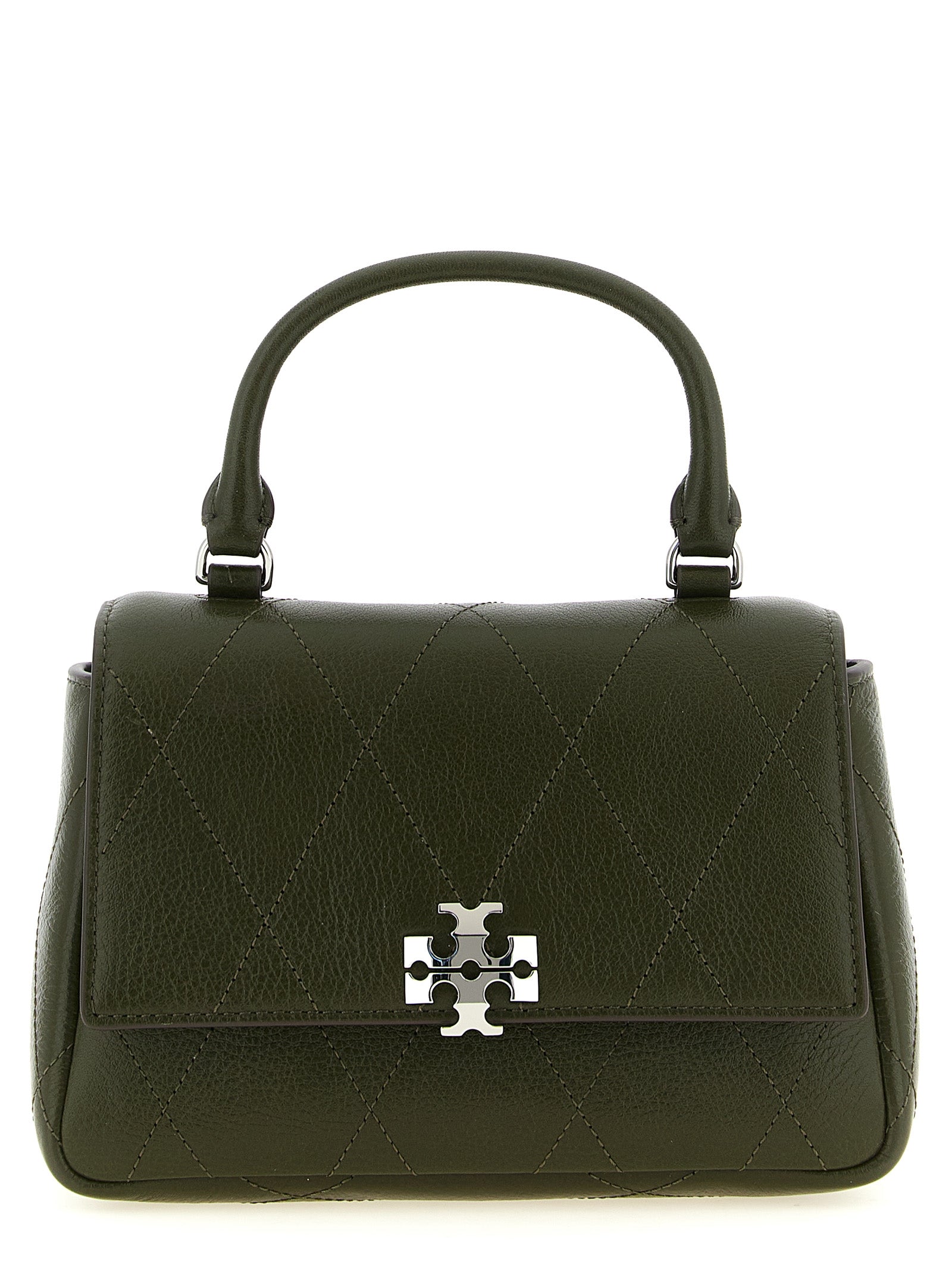 Bicolor Cowhide Handbag