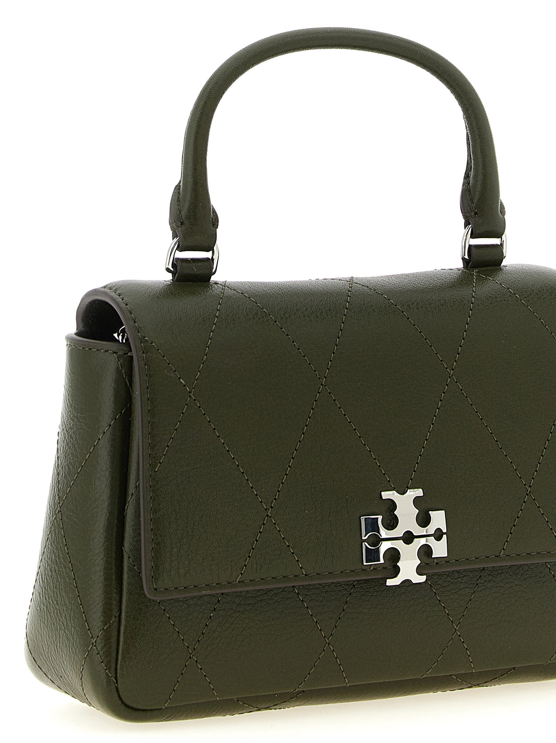 Bicolor Cowhide Handbag