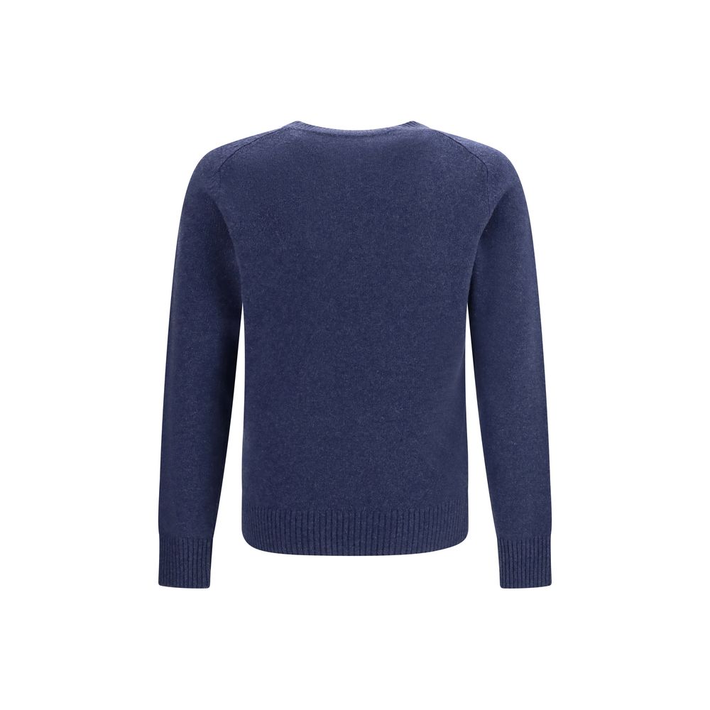 Blue Cashmere Sweatshirt