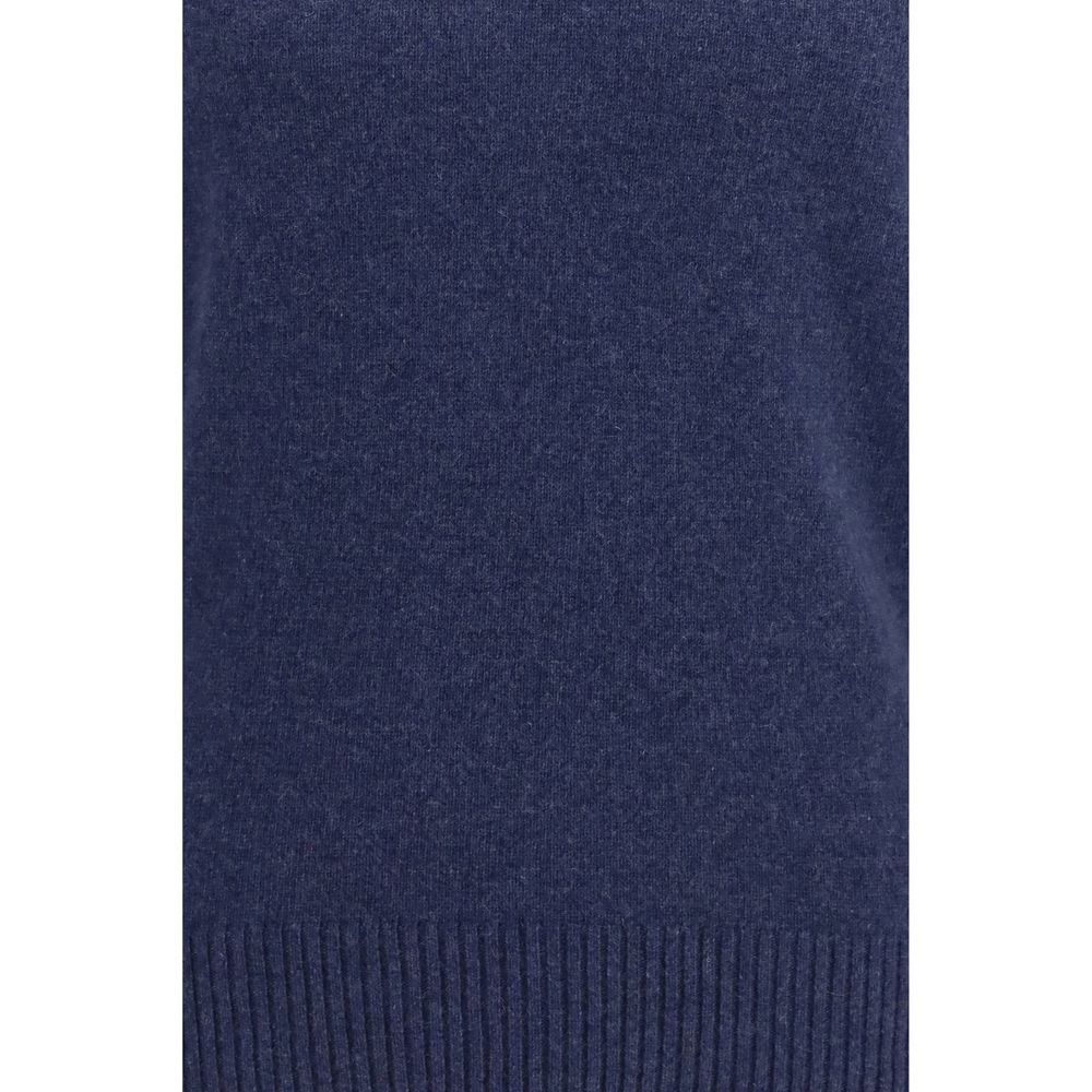 Blue Cashmere Sweatshirt