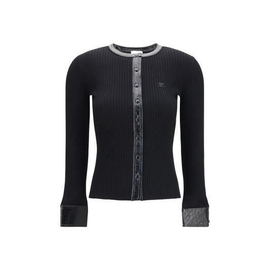 Black Viscose Cardigan