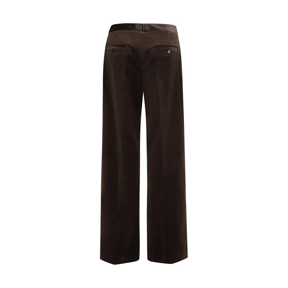 Brown Cotton Pants