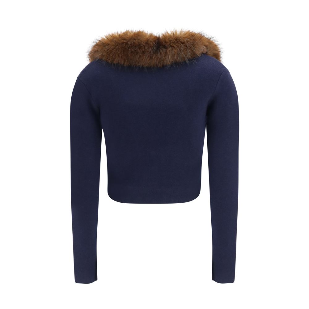 Blue Wool Oves Aries Cardigan