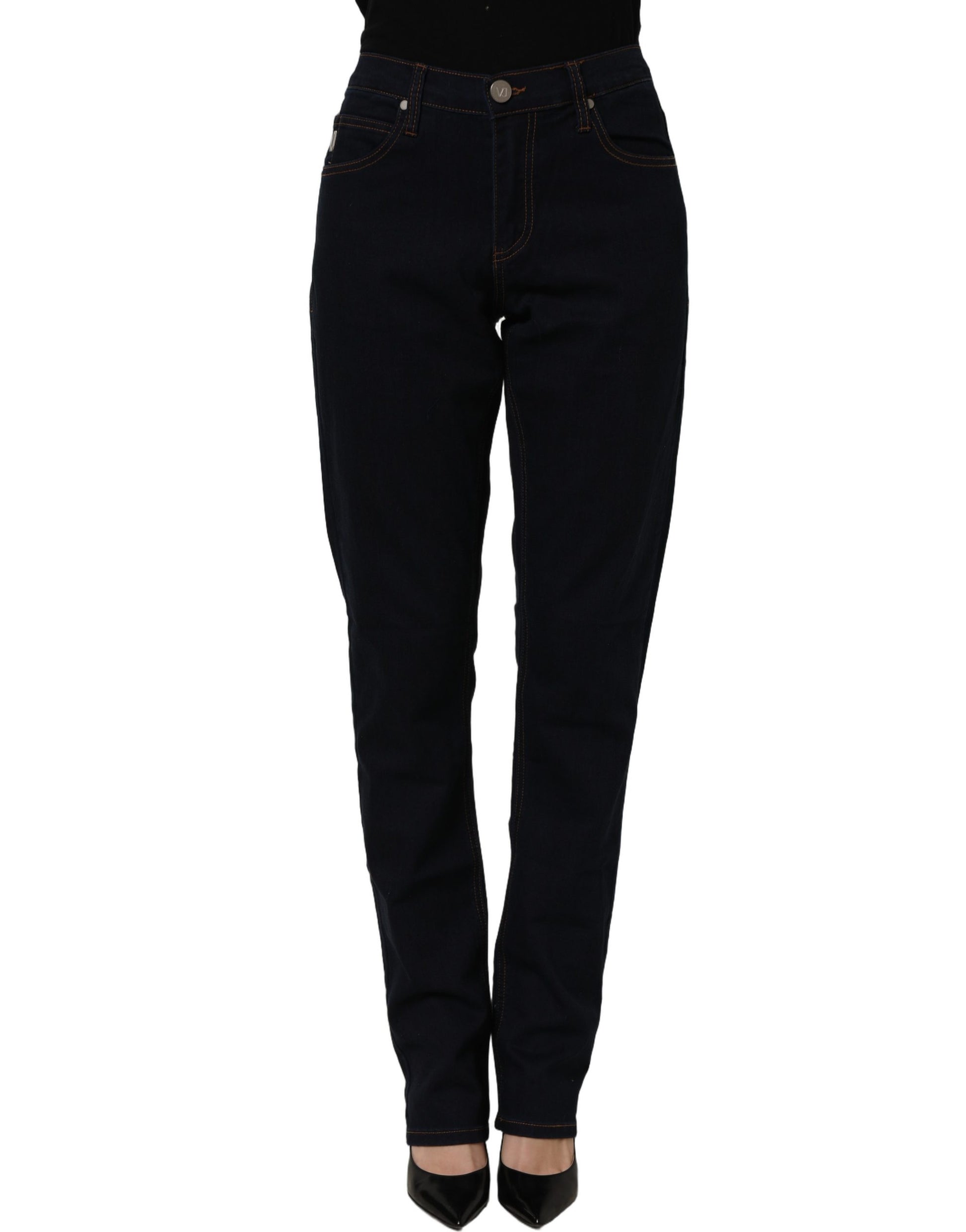 Blue High Waist Skinny Denim Trouser Jeans