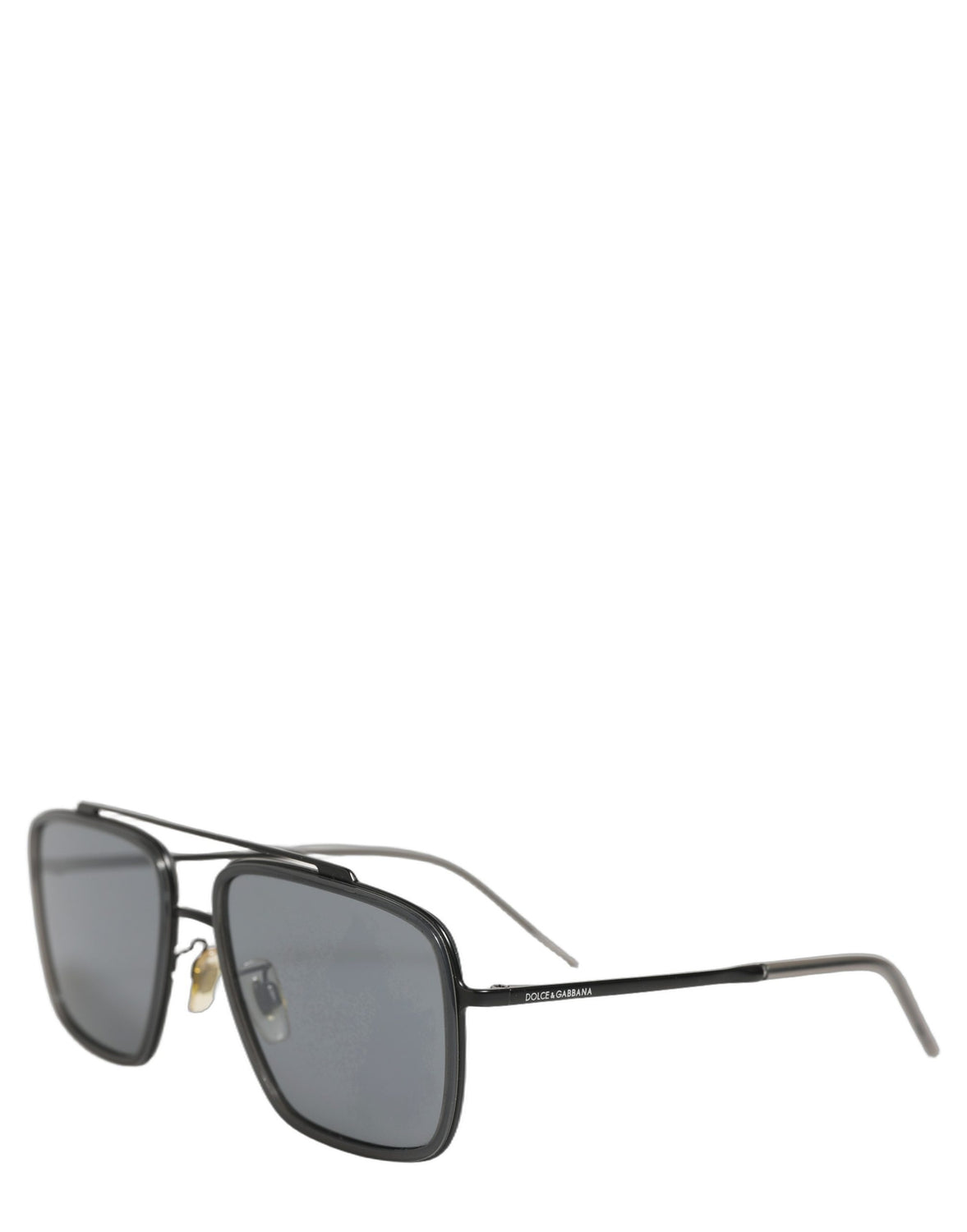 Women DG2262 Black Metal Square Frame Eyewear Sunglasses