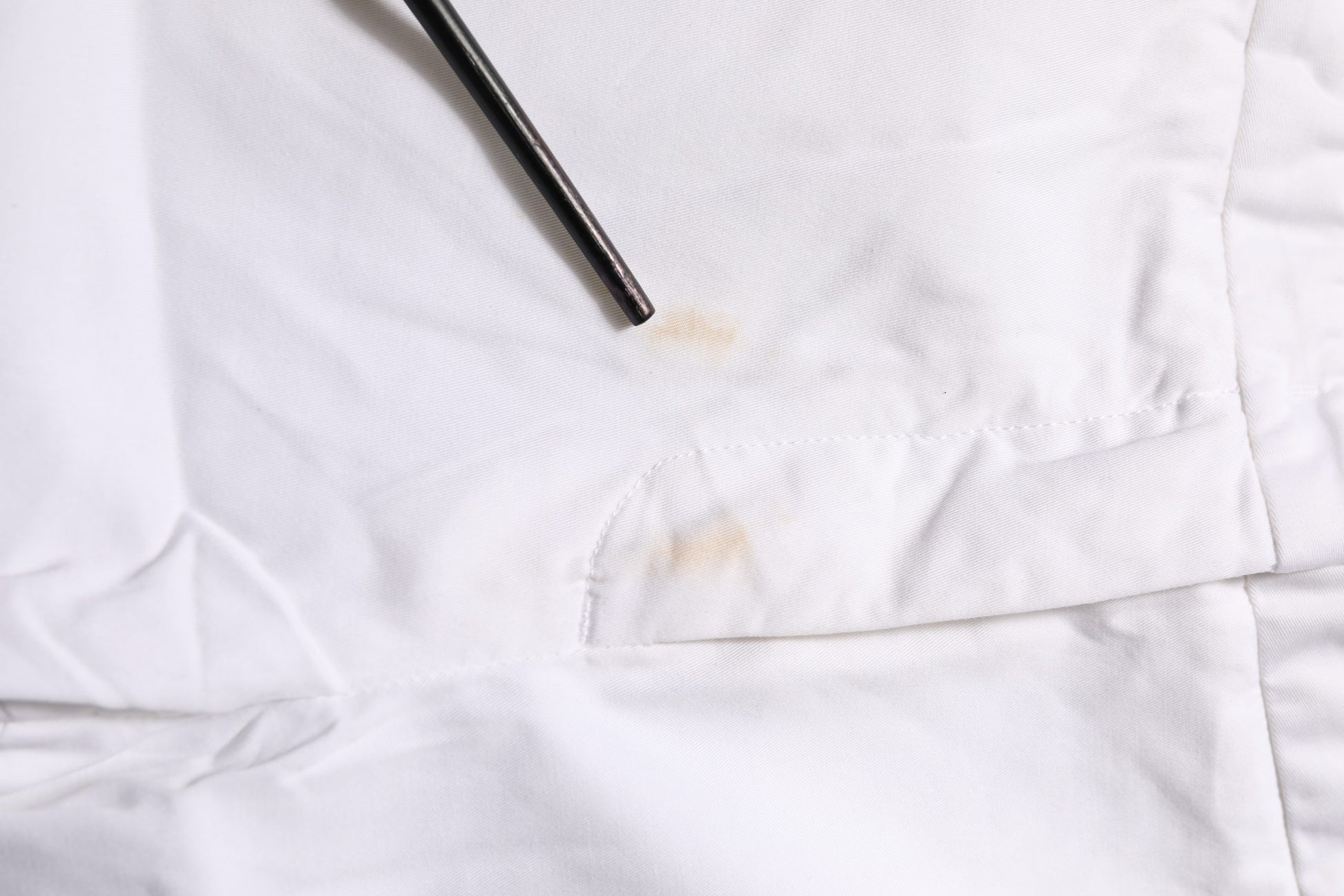 White Low Waist Straight Formal Trouser Pants