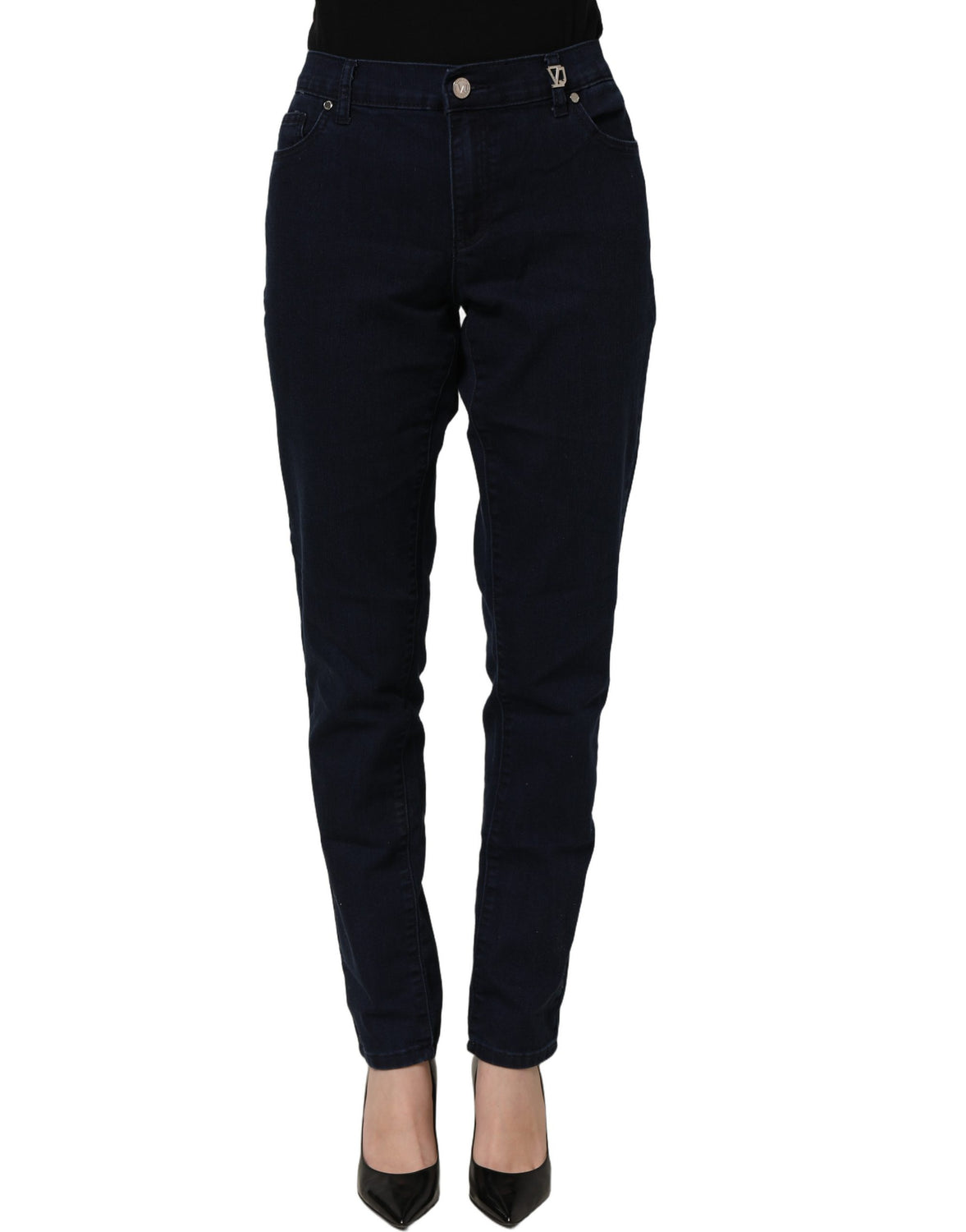 Blue High Waist Skinny Denim Trouser Jeans