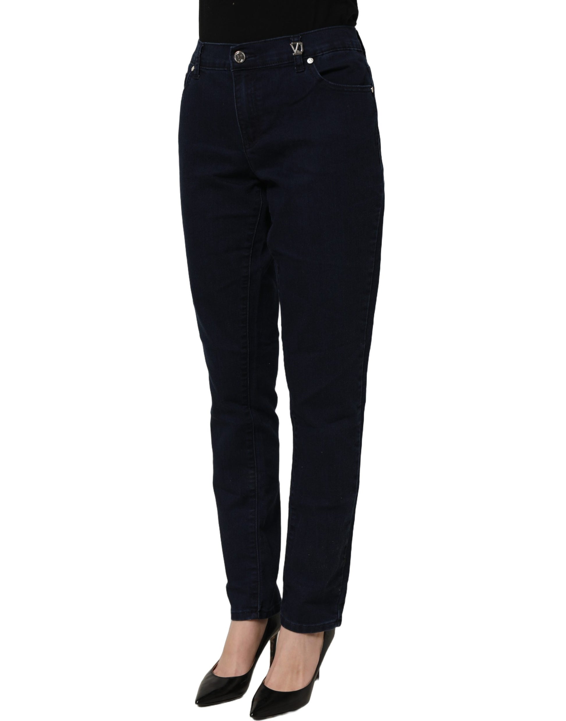Blue High Waist Skinny Denim Trouser Jeans