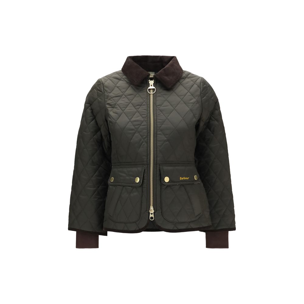 Bicolor Polyamide Full-Length Jacket