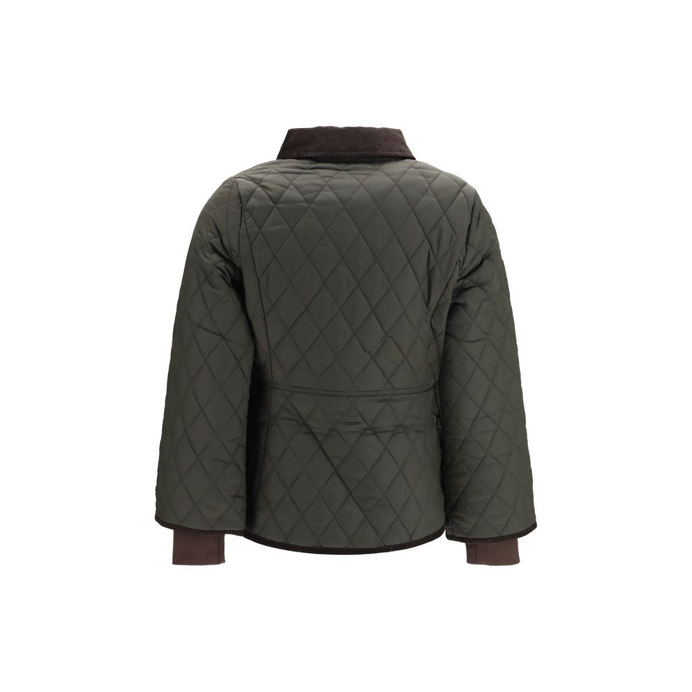 Bicolor Polyamide Full-Length Jacket