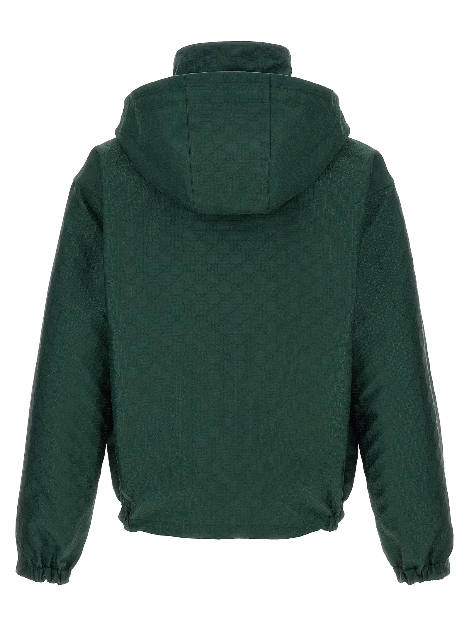 Bicolor Cotton Shell Jacket