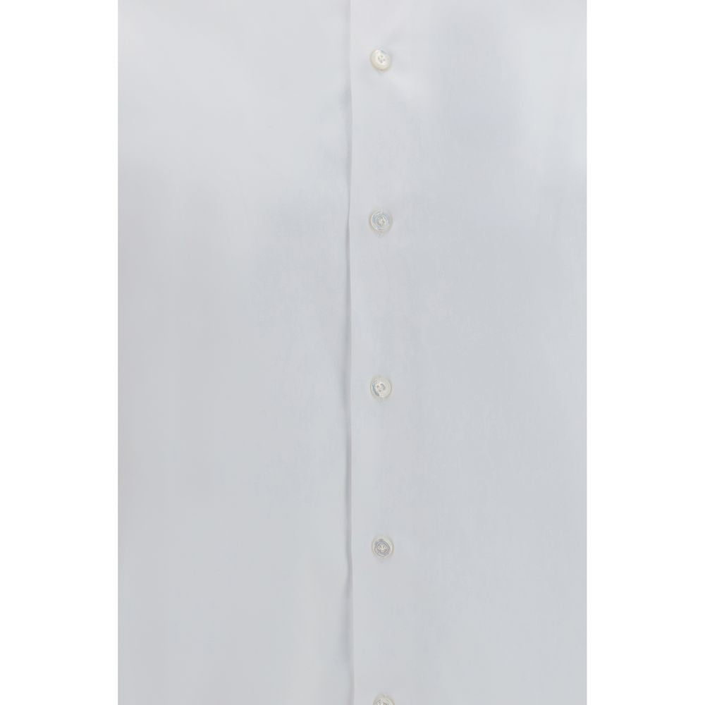 White Cotton Dress Shirt