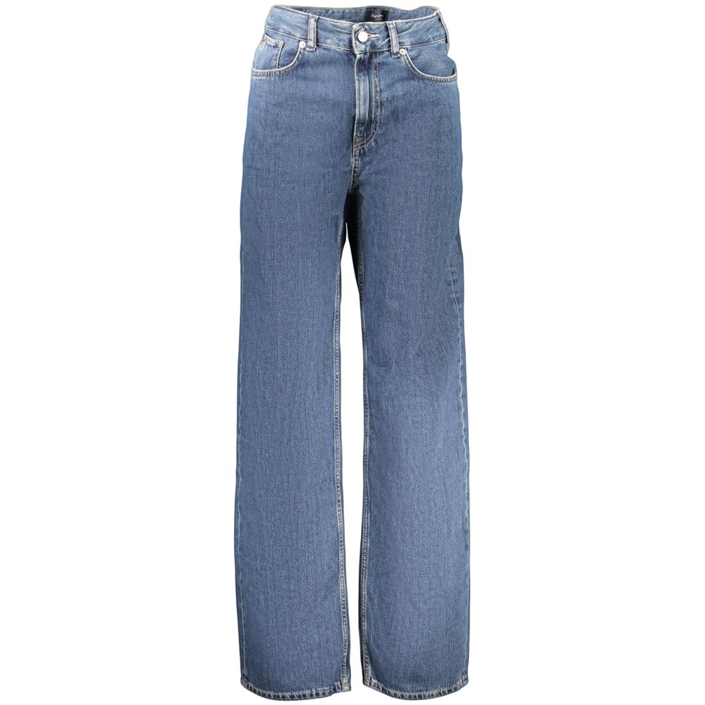 Blue Cotton Women's Jeans