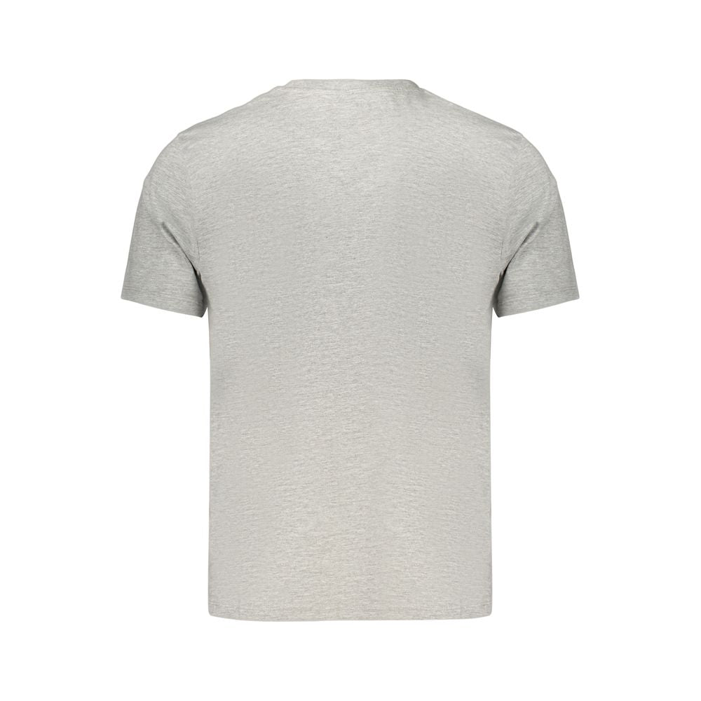 Gray Cotton Men's T-Shirt
