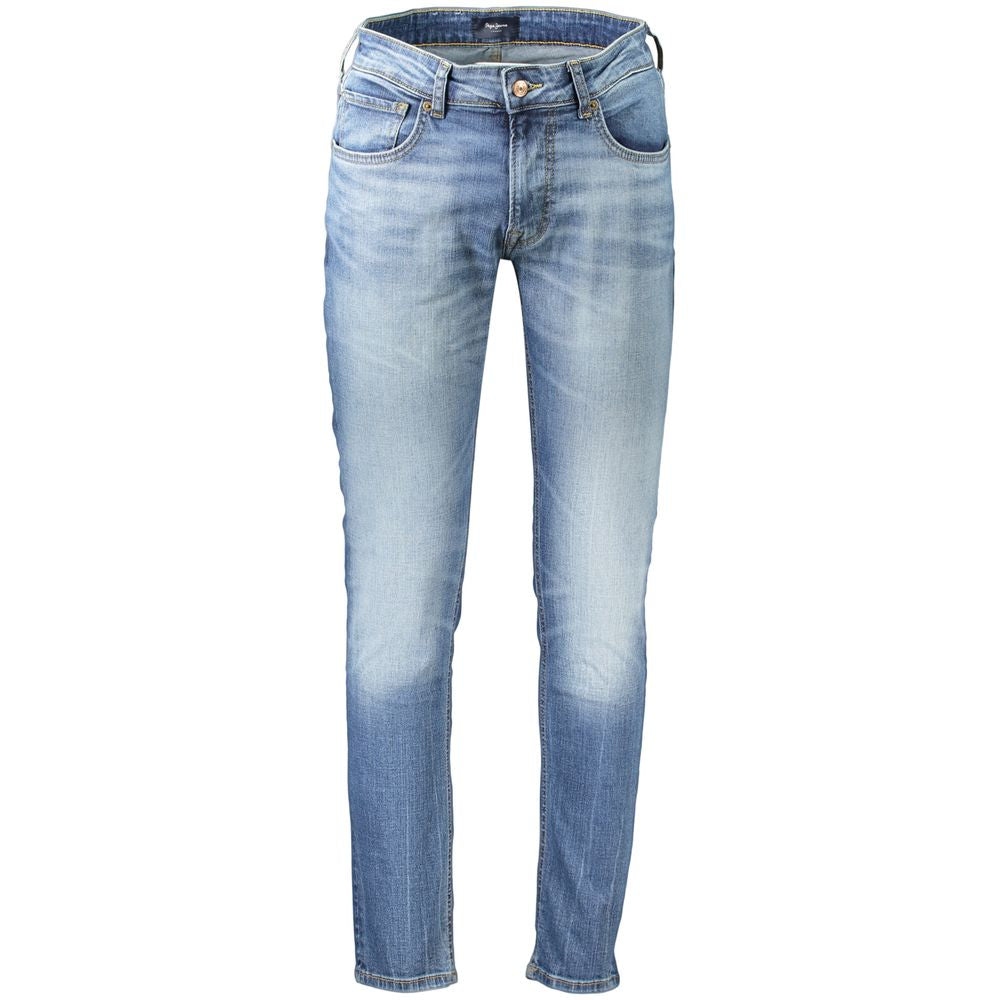 Blue Cotton Men's Jean