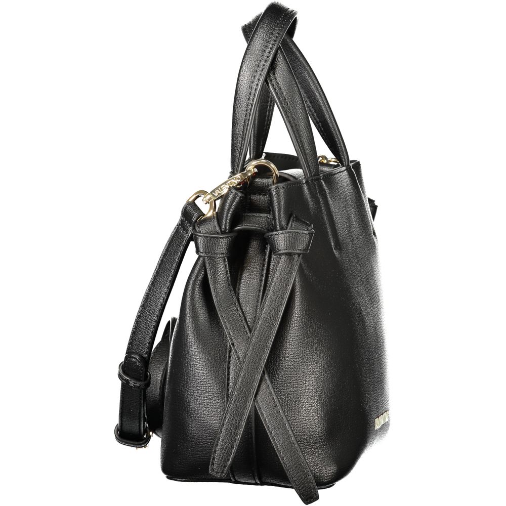 Black Polyurethane Women's Bag