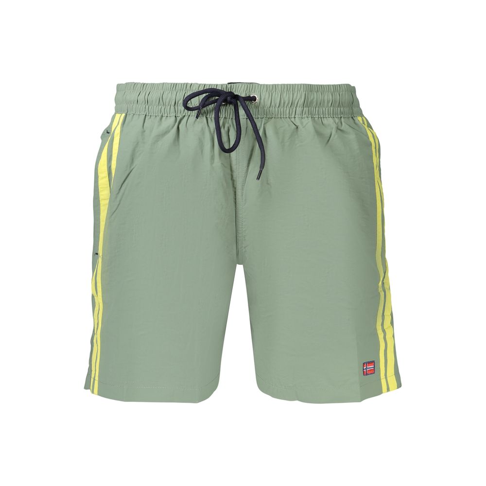 Green Poliammide Men's Swimwear