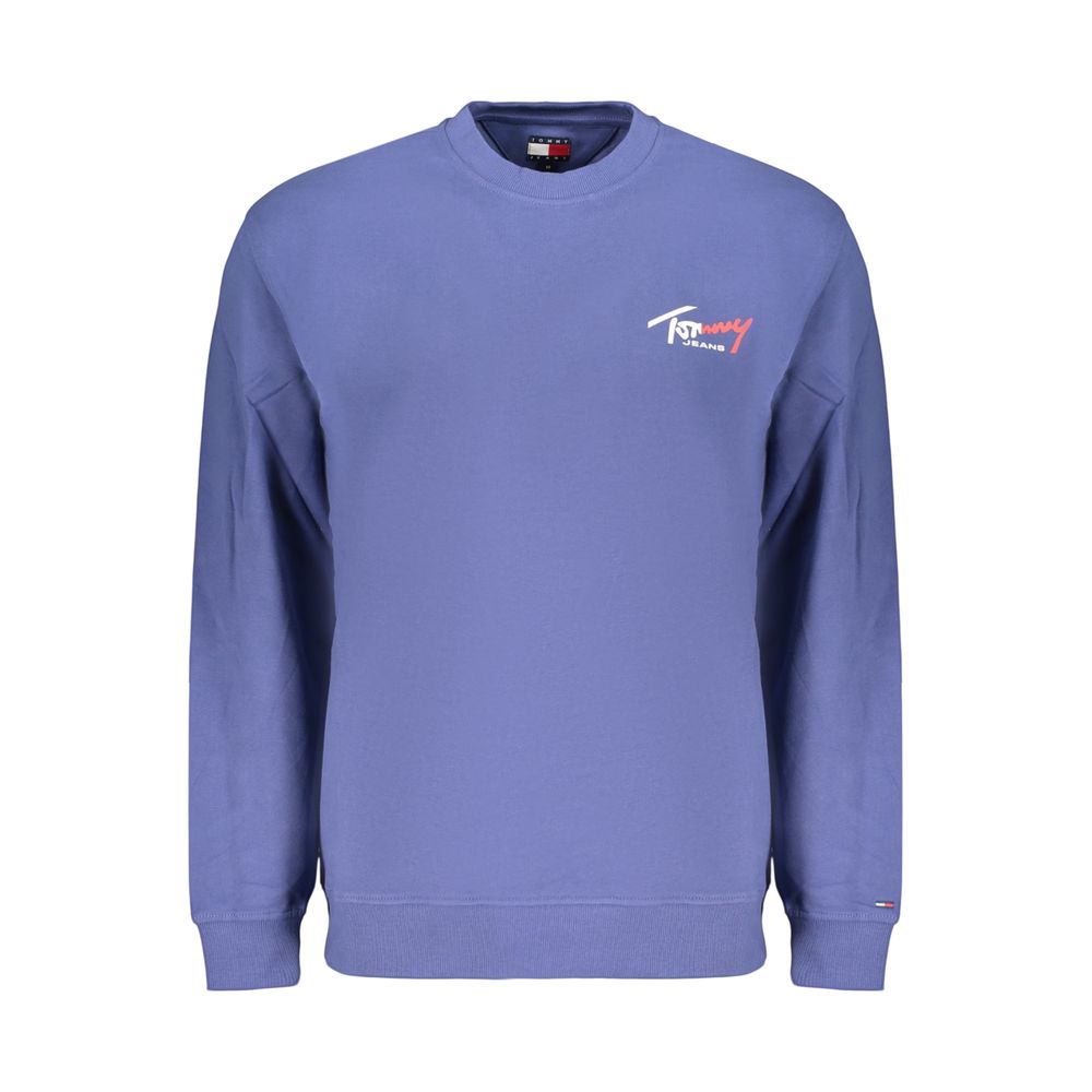 Blue Cotton Men's Sweatshirt