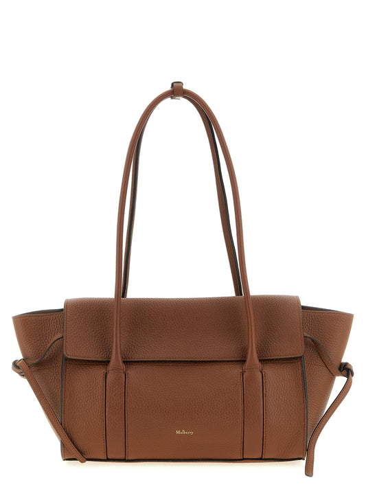 Brown Calfskin Shoulder Bag