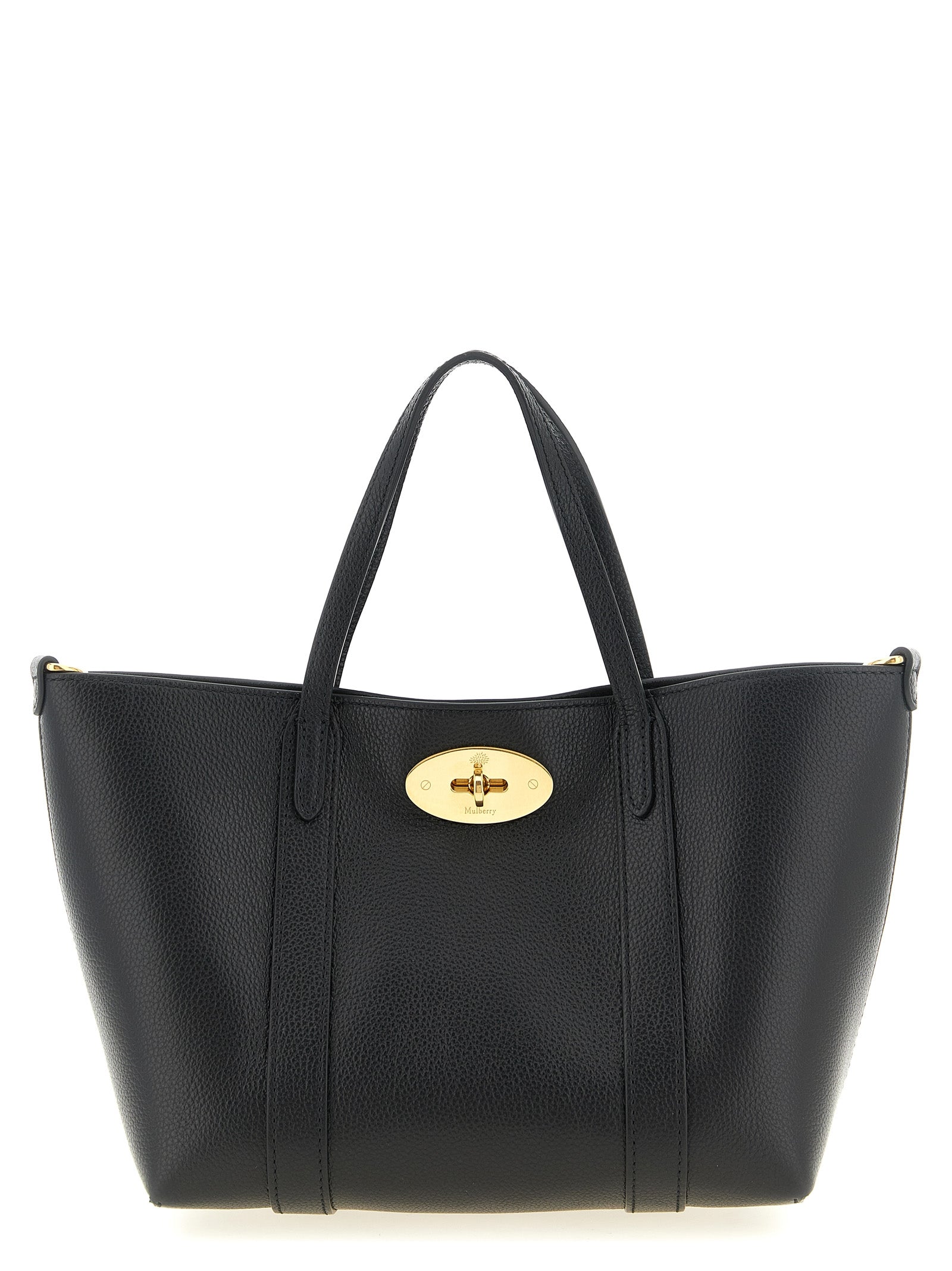 Black Calfskin Tote Bag