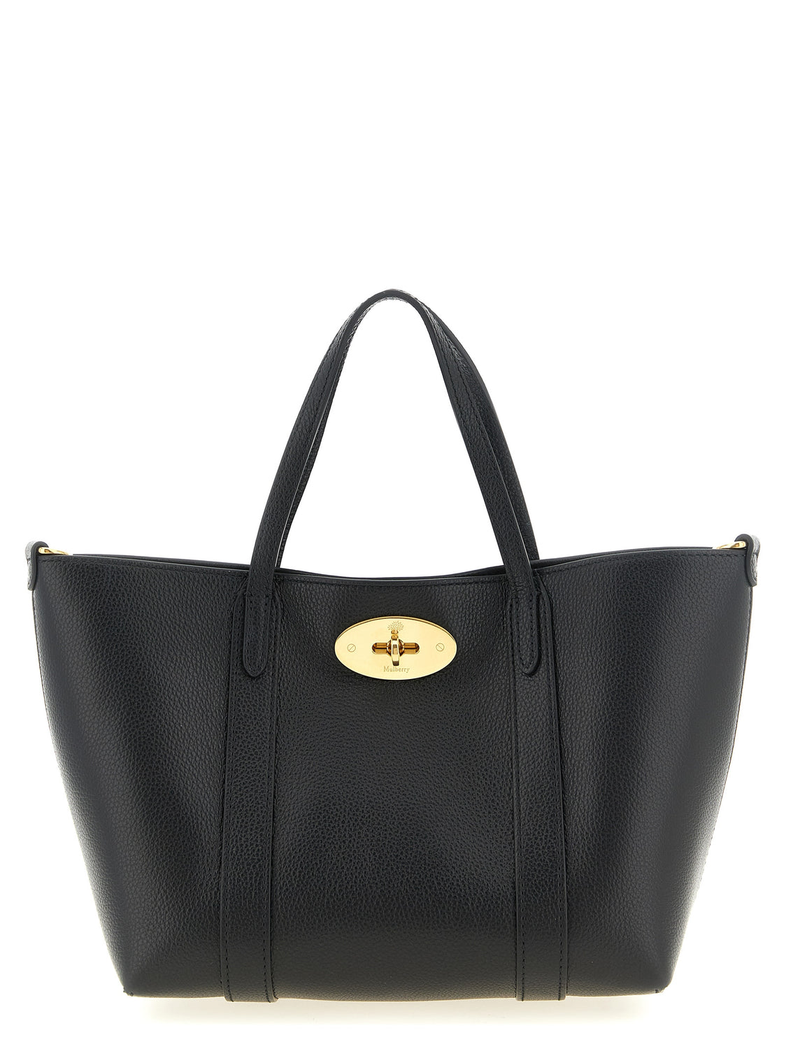 Black Calfskin Tote Bag