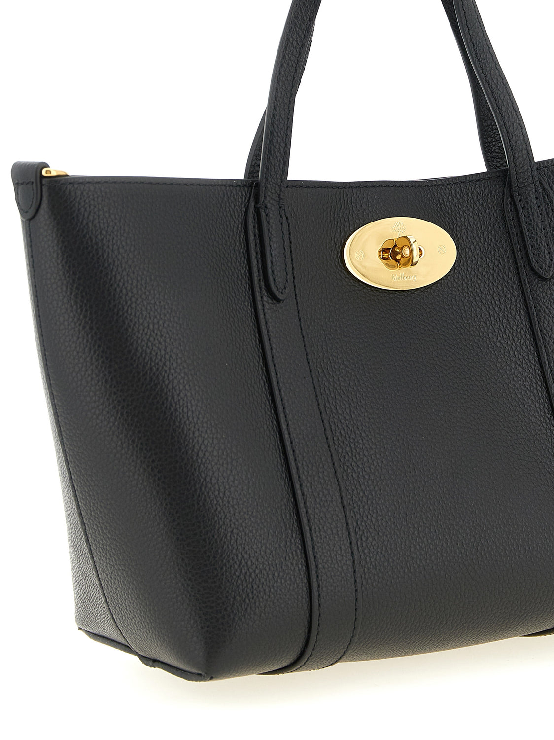 Black Calfskin Tote Bag