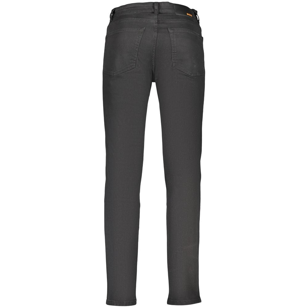 Black Cotton Men's Jeans