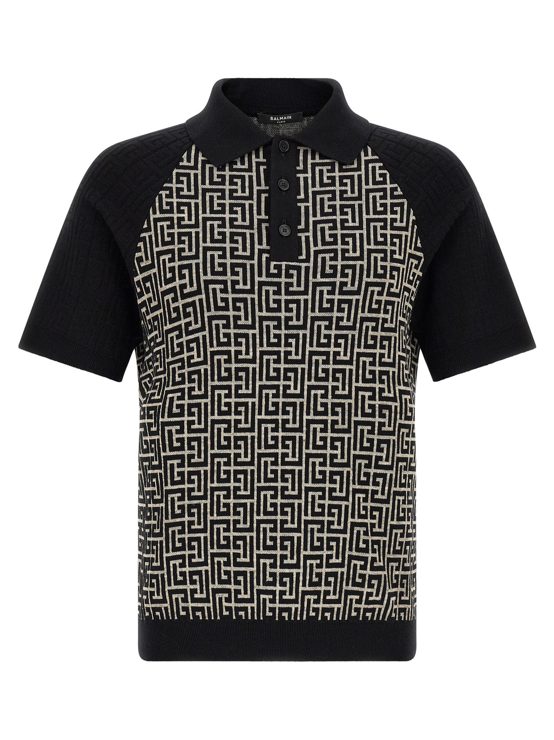 Bicolor Cotton Polo Shirt