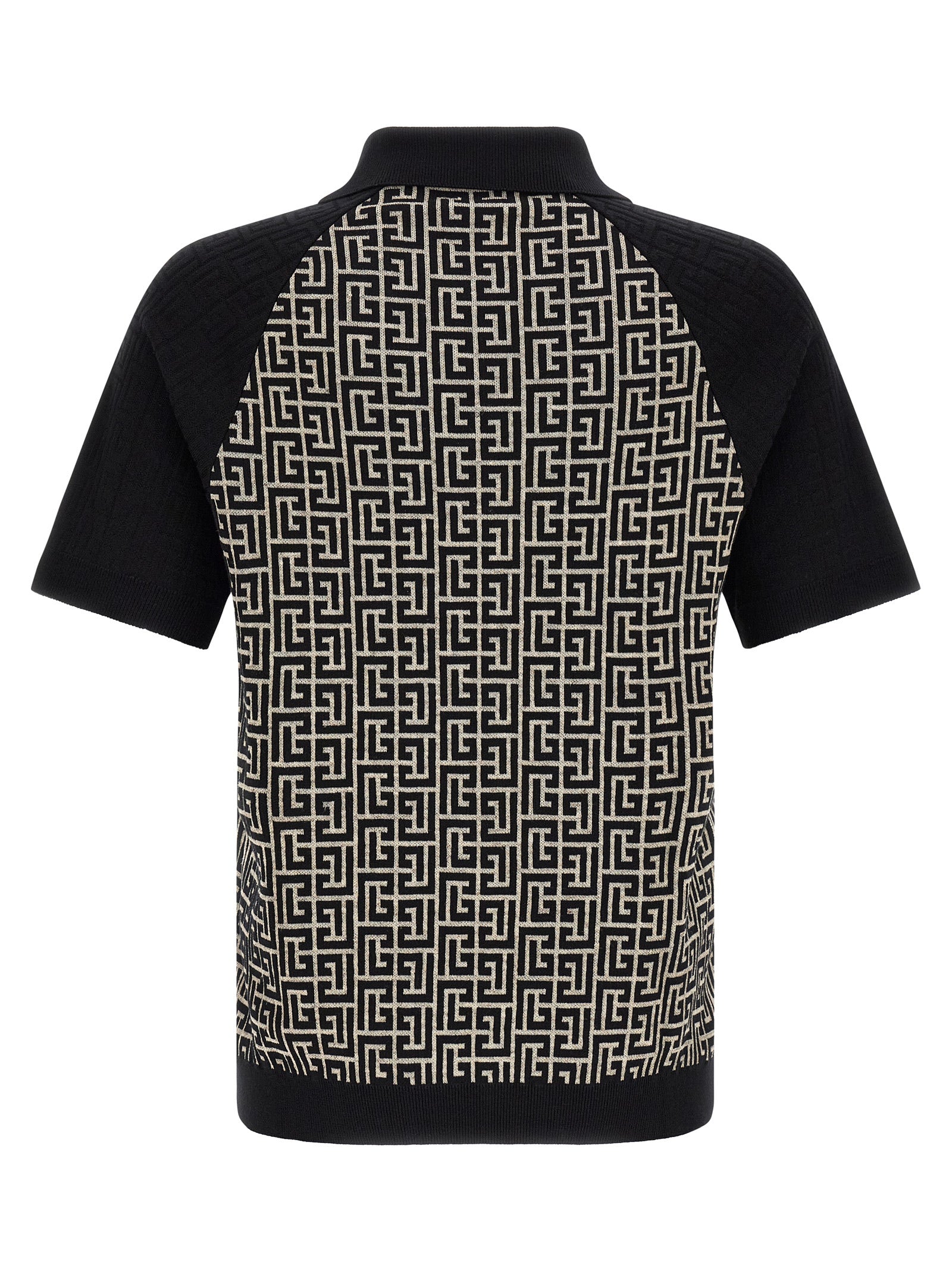 Bicolor Cotton Polo Shirt