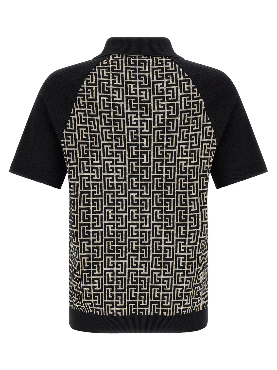 Bicolor Cotton Polo Shirt