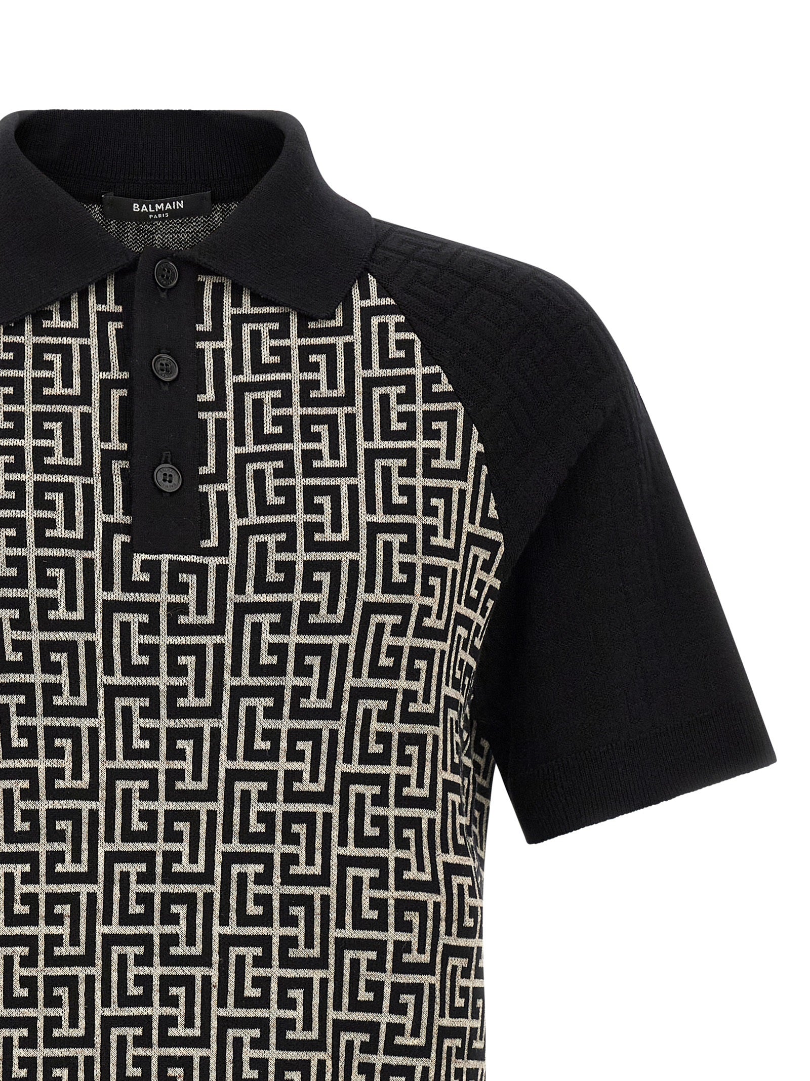 Bicolor Cotton Polo Shirt